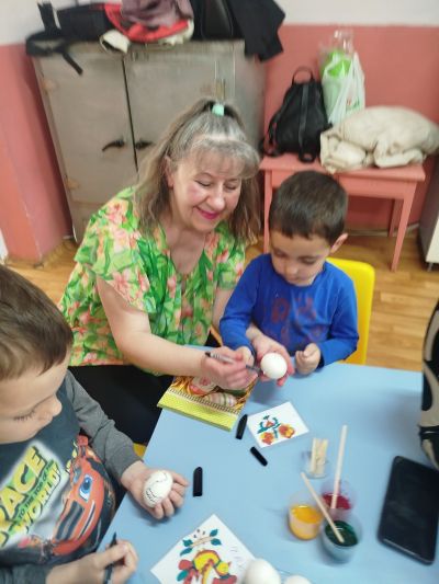 "Великденска работилничка в първа група "Пчеличка" 5